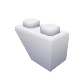Brick Slope Inverted 1x2
